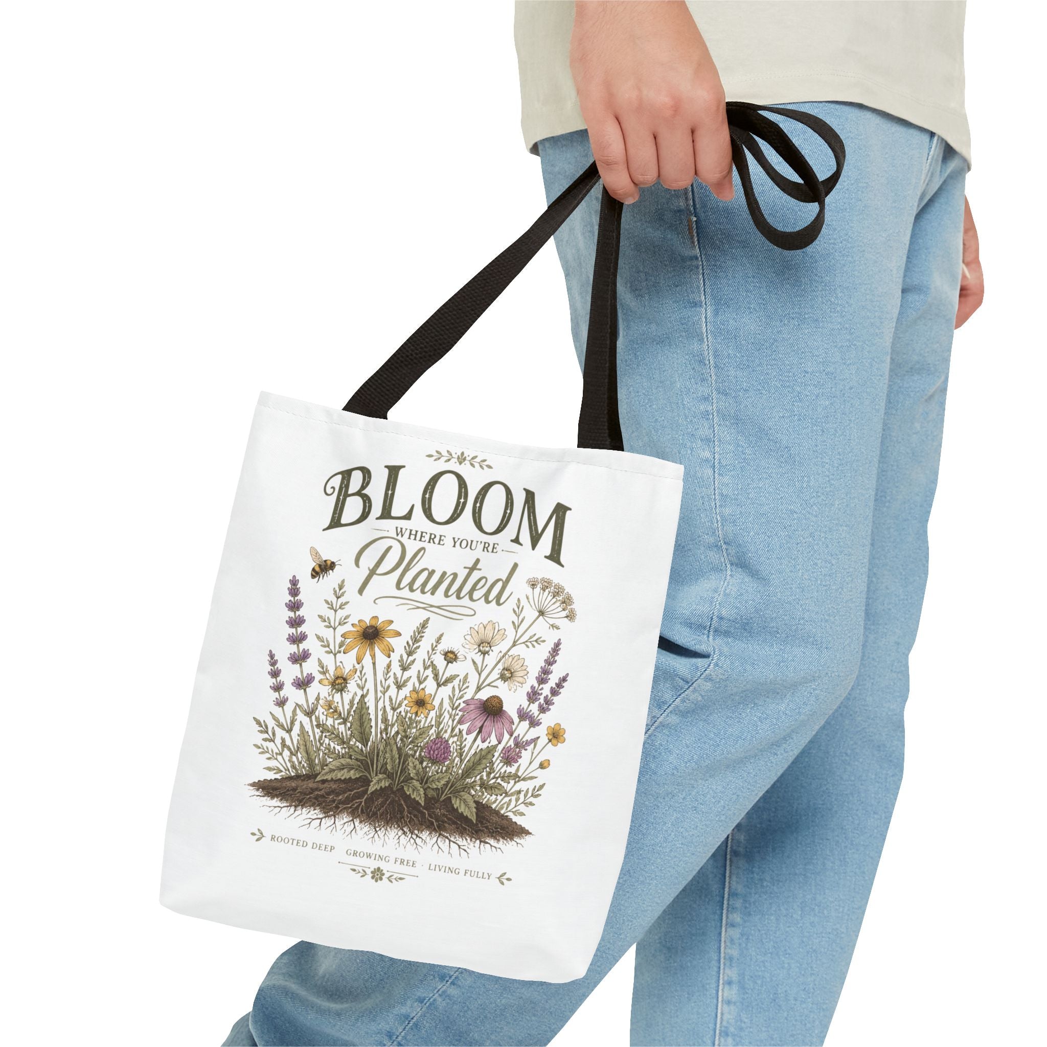 Bloom Where You’re Planted Tote Bag