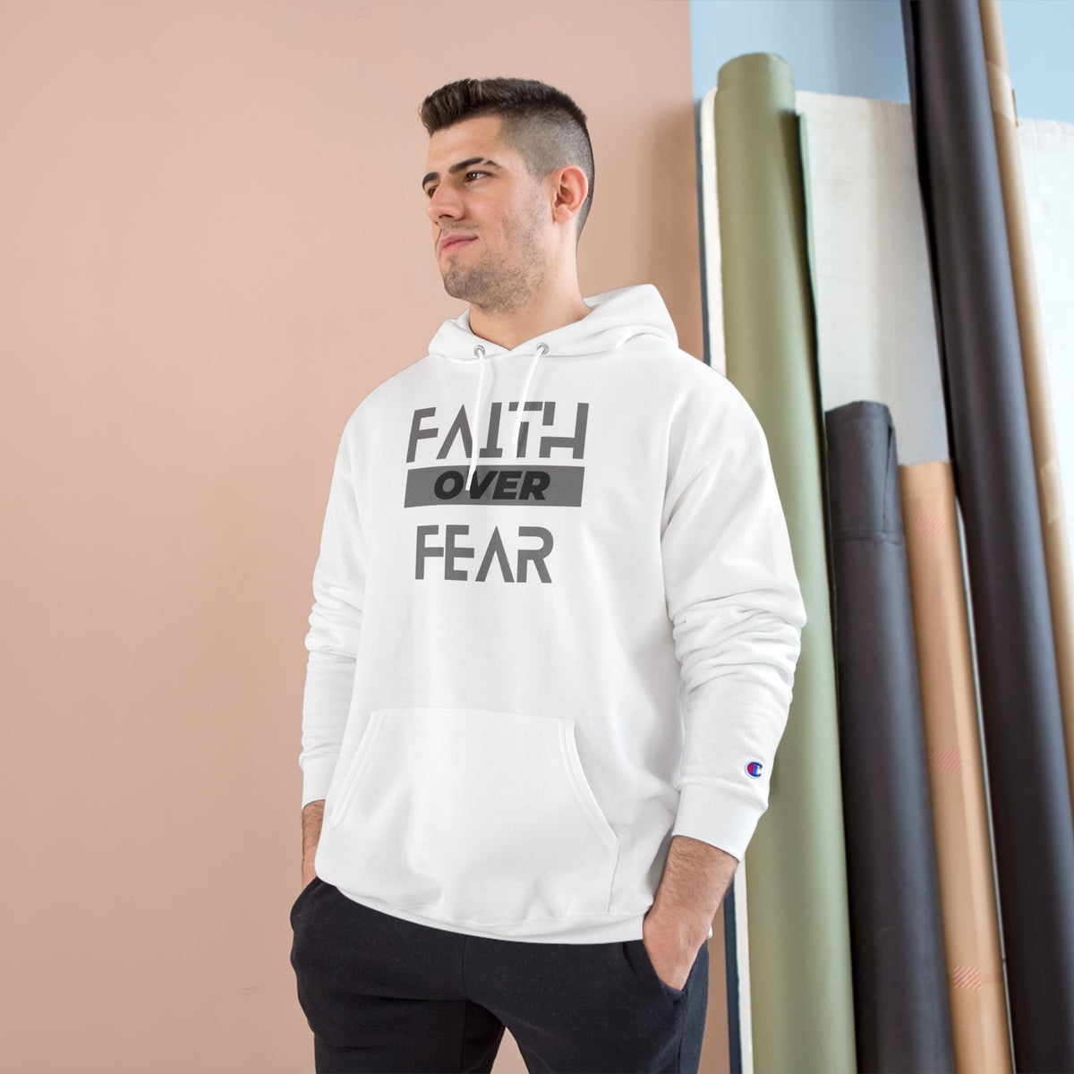 Faith Over Fear Champion® Hoodie