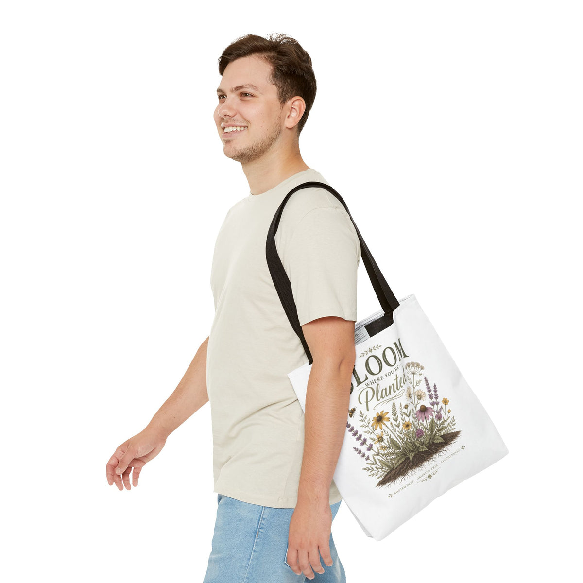 Bloom Where You’re Planted Tote Bag