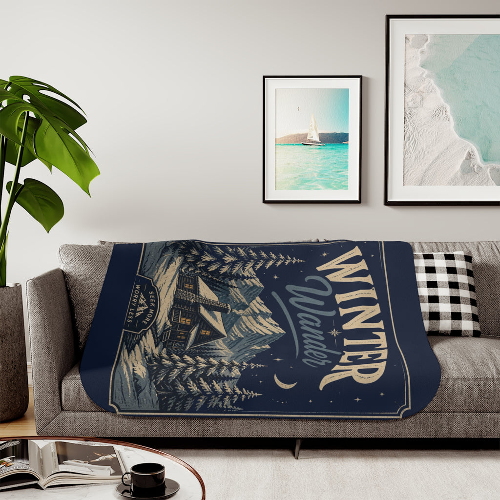 Winter Wander Sherpa Blanket