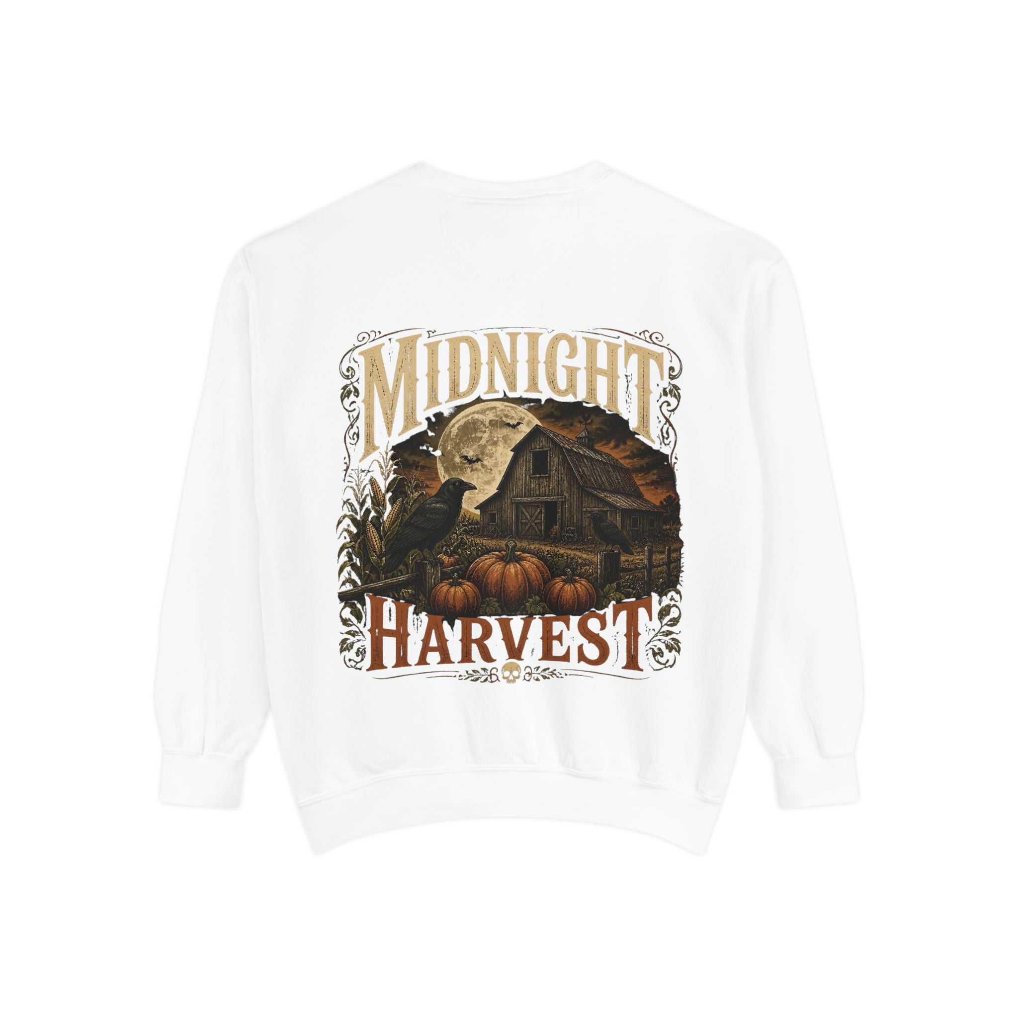 Midnight Harvest Garment-Dyed Crewneck Sweatshirt