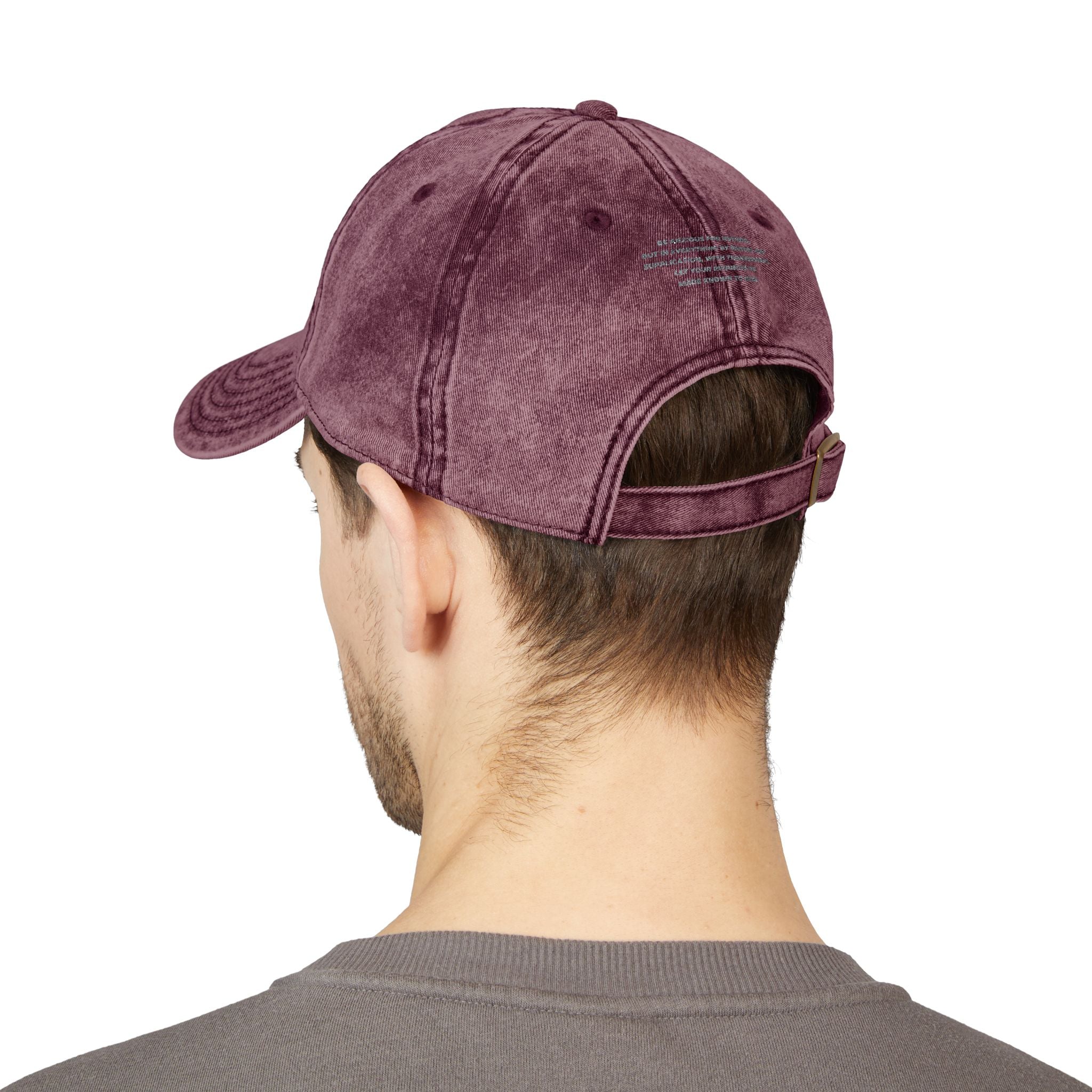 Faith Over Fear Embroidered Vintage Cap