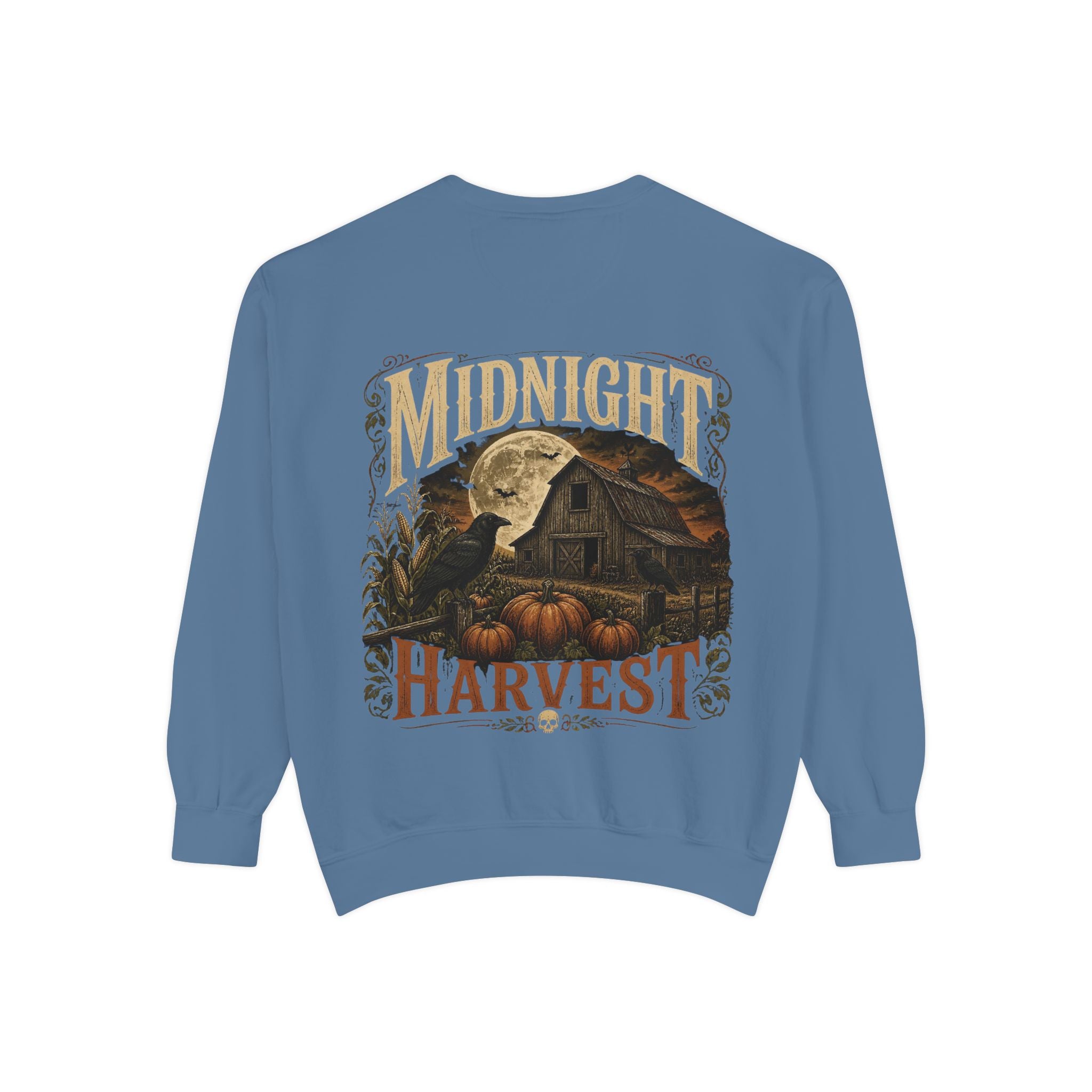 Midnight Harvest Garment-Dyed Crewneck Sweatshirt
