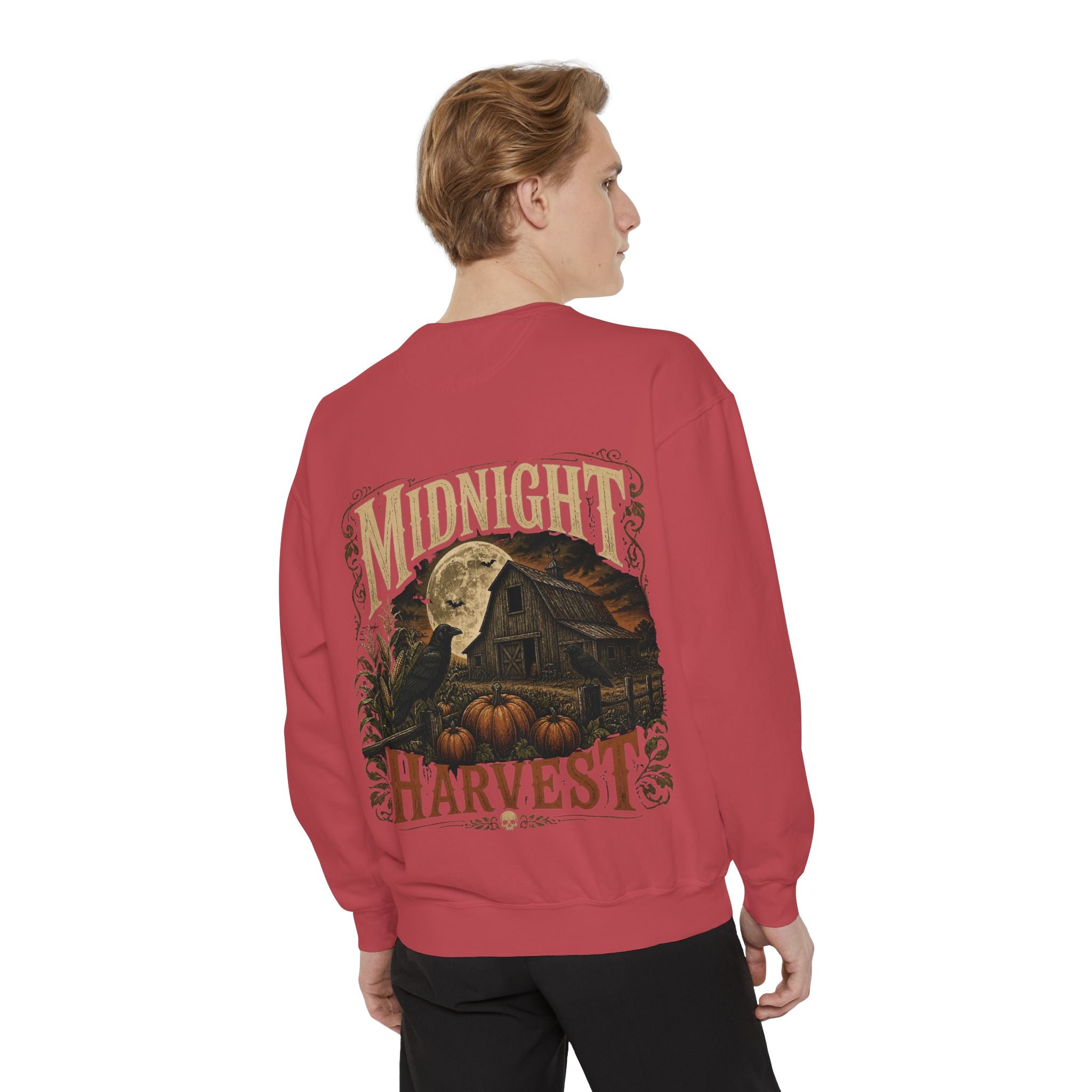 Midnight Harvest Garment-Dyed Crewneck Sweatshirt