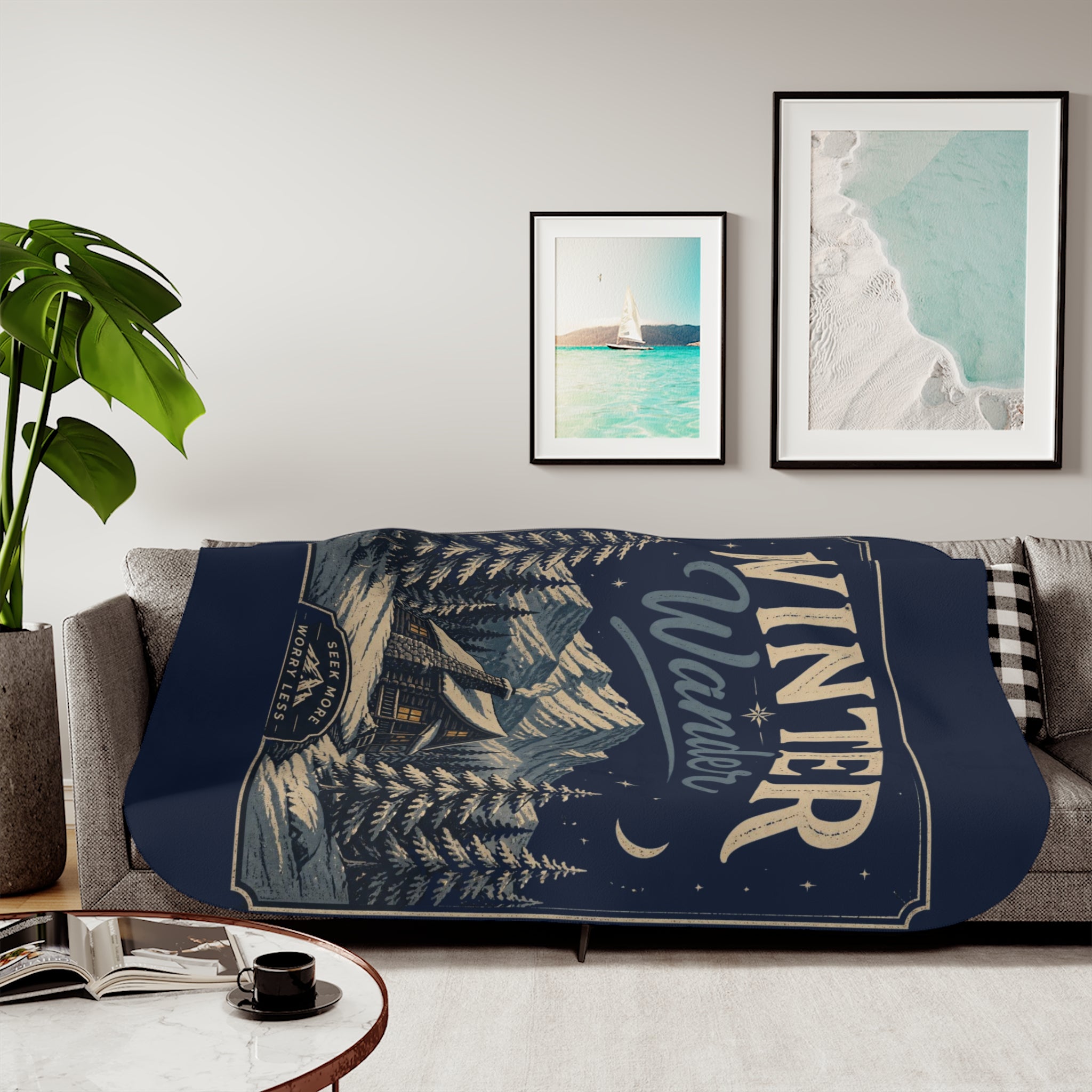 Winter Wander Sherpa Blanket