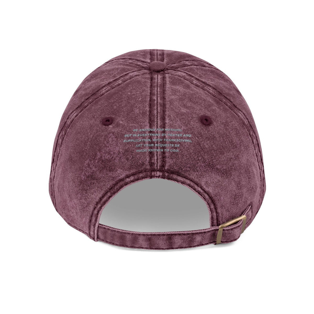 Faith Over Fear Embroidered Vintage Cap