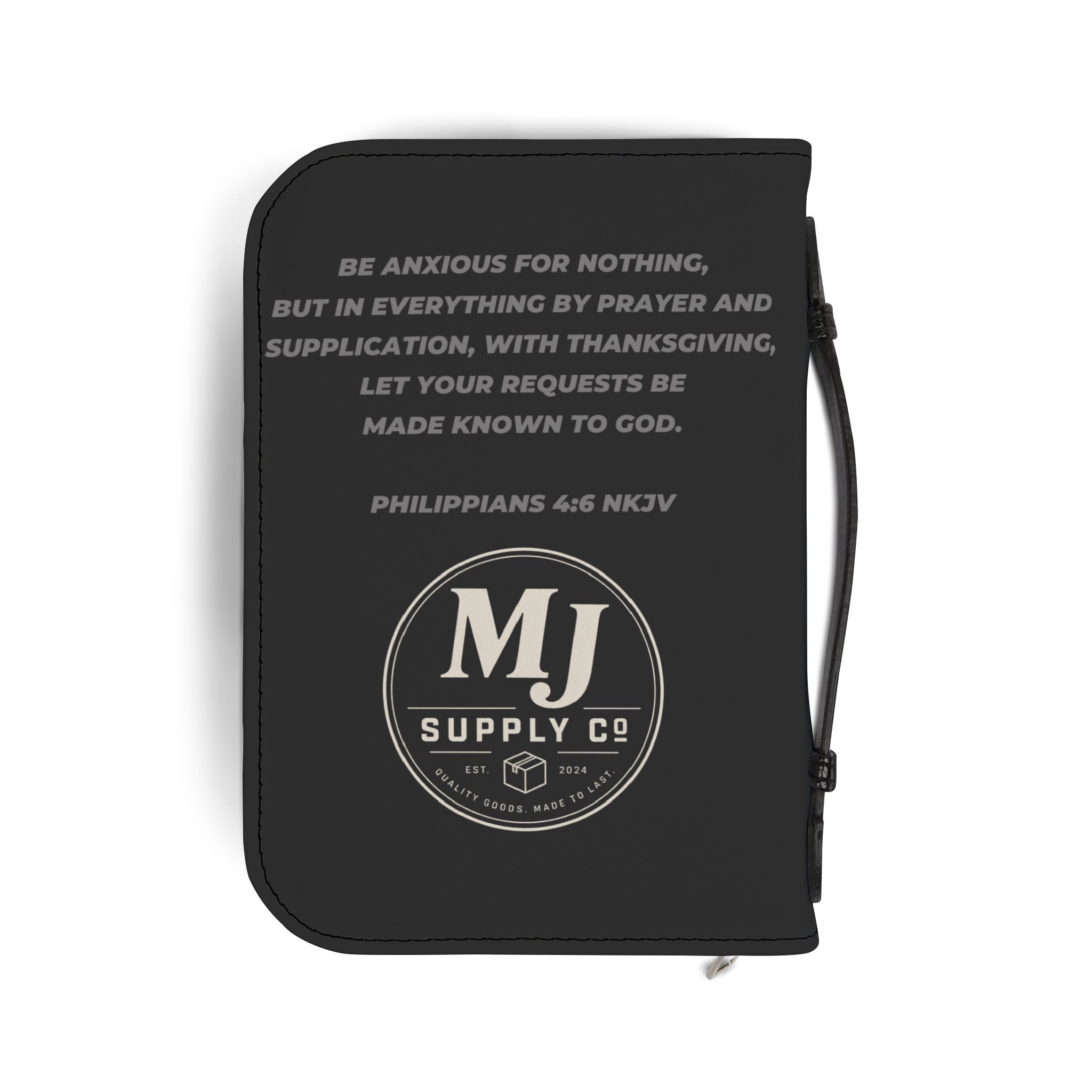 Faith Over Fear Zippered Bible Cover