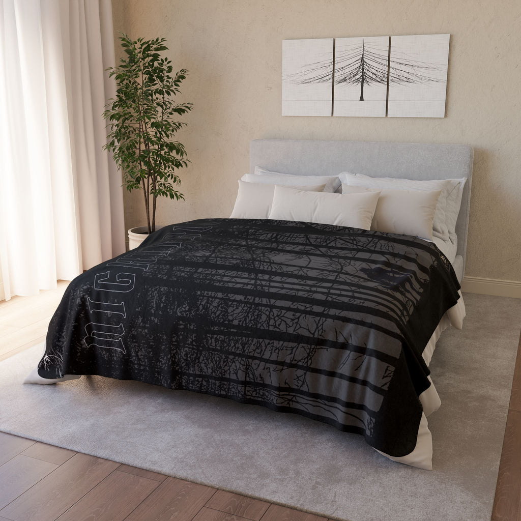 Werewolf's Nightfall Sherpa Fleece Blanket
