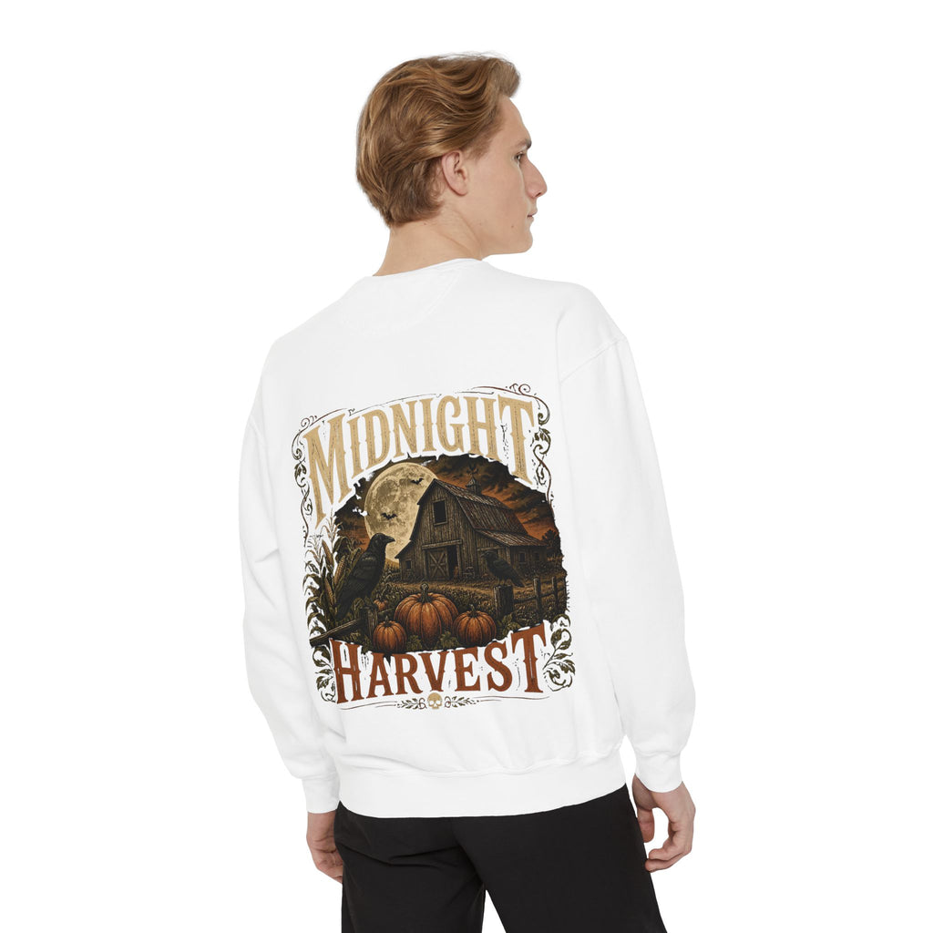 Midnight Harvest Garment-Dyed Crewneck Sweatshirt