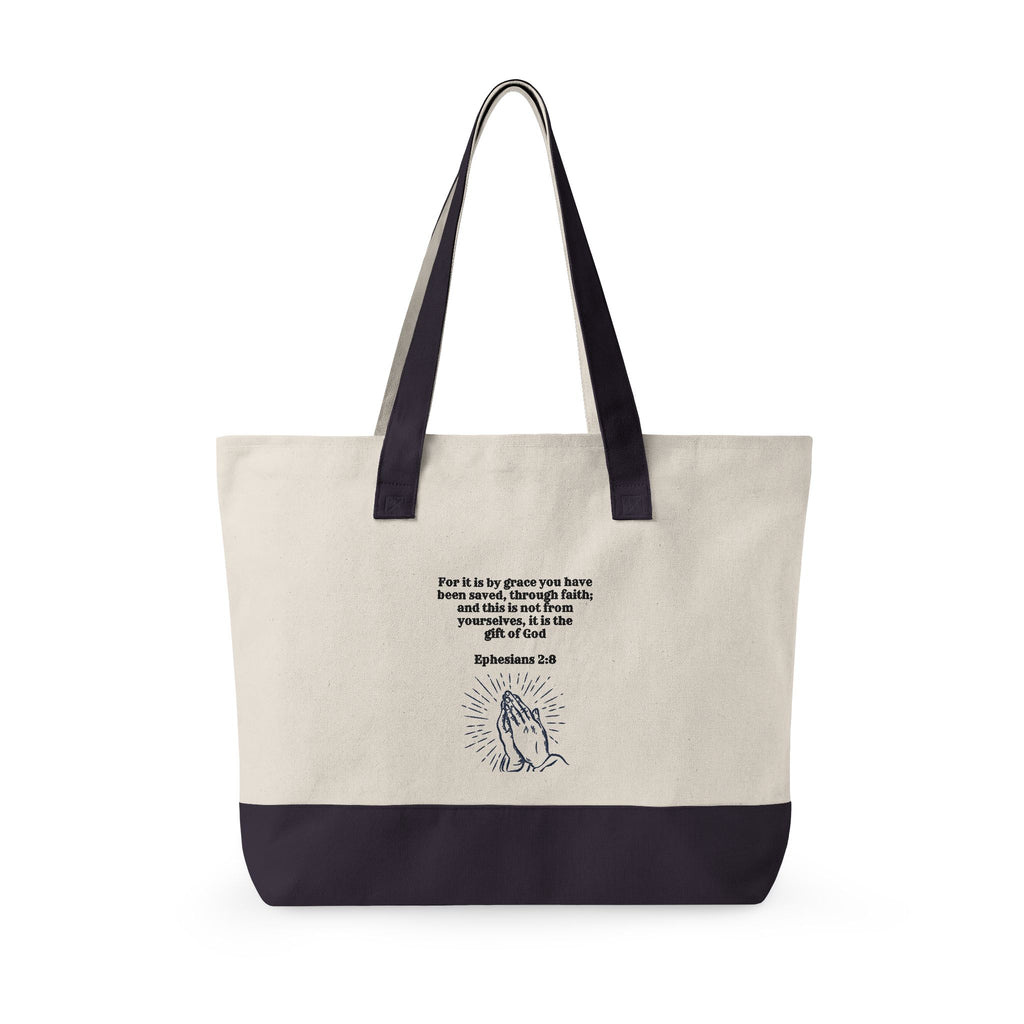 Amazing Grace Heavy Canvas Zippered Tote