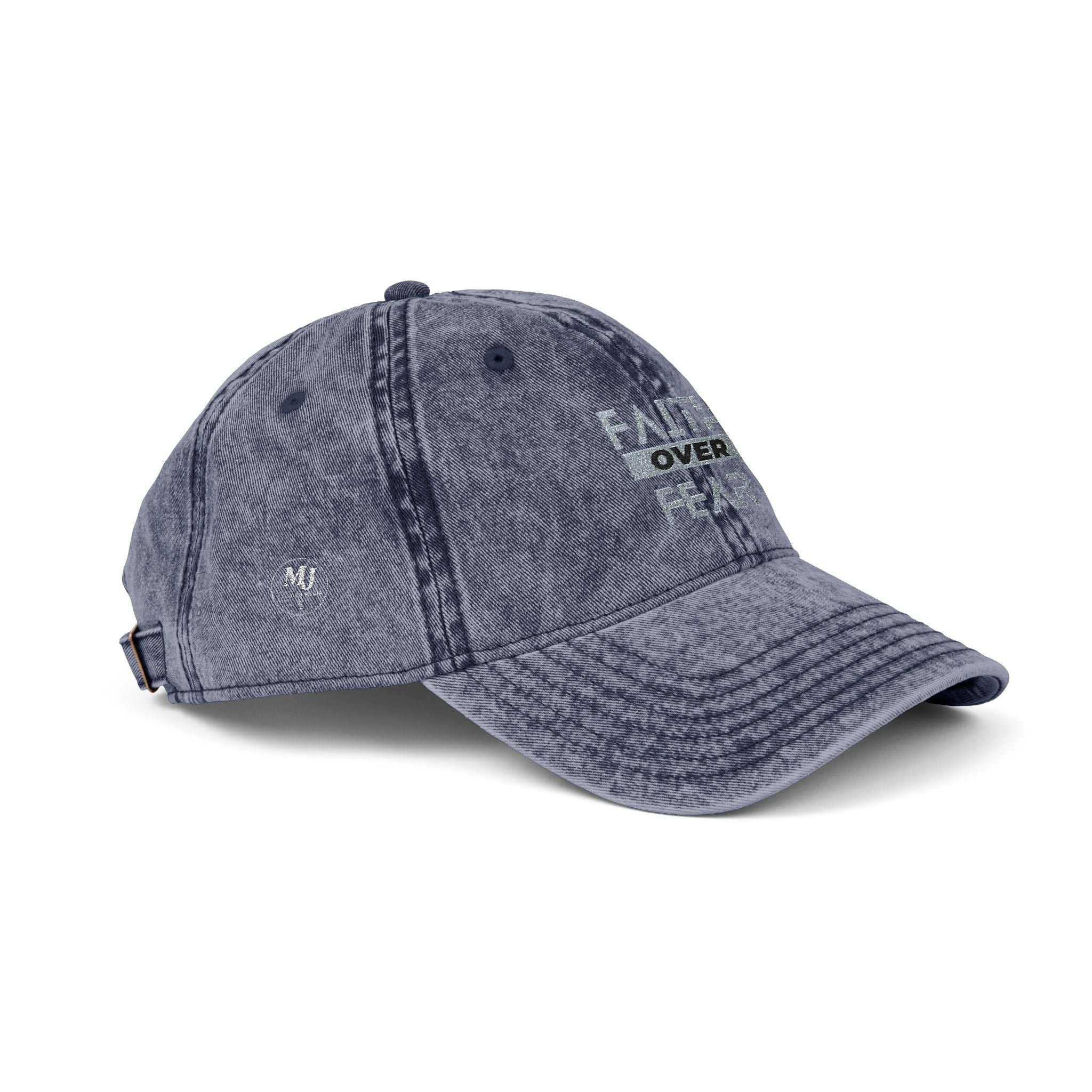 Faith Over Fear Embroidered Vintage Cap