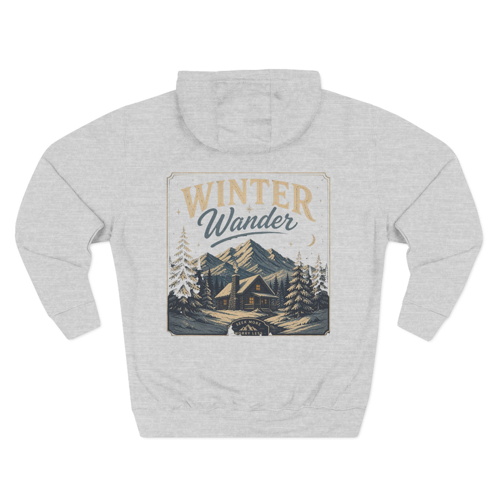 Winter Wander Premium Fleece Hoodie