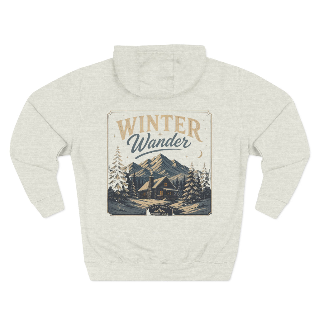 Winter Wander Premium Fleece Hoodie