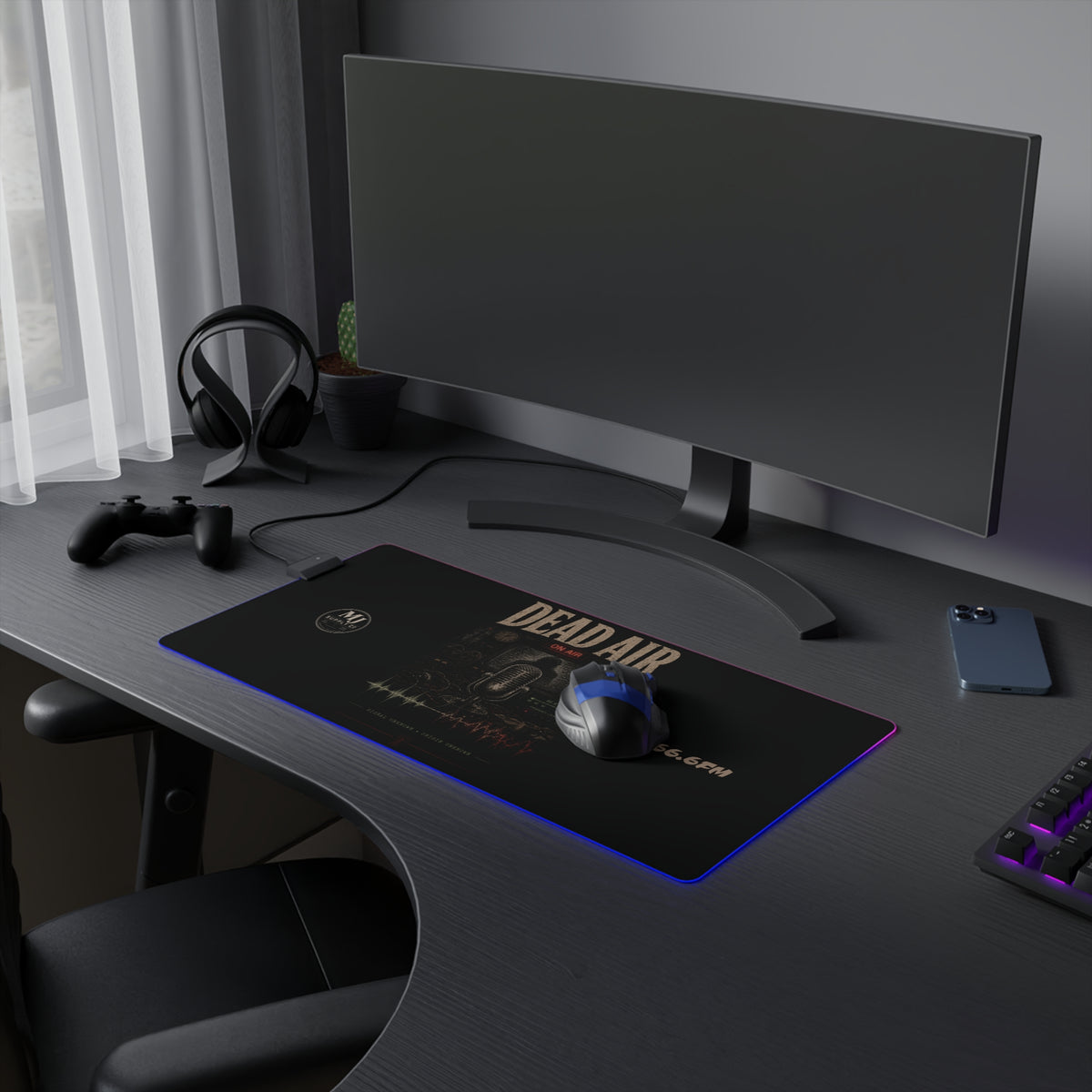 Dead Air RGB Gaming Mouse Pad