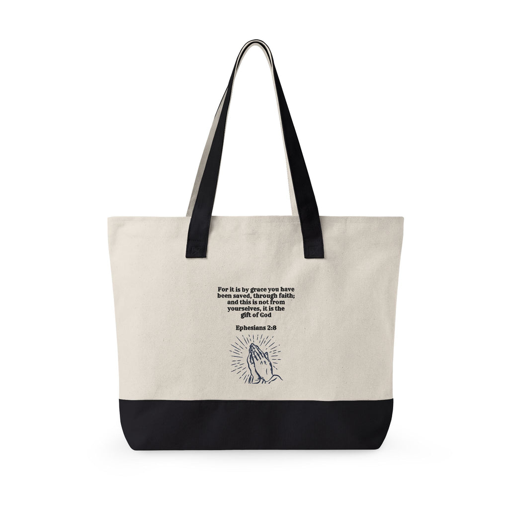 Amazing Grace Heavy Canvas Zippered Tote