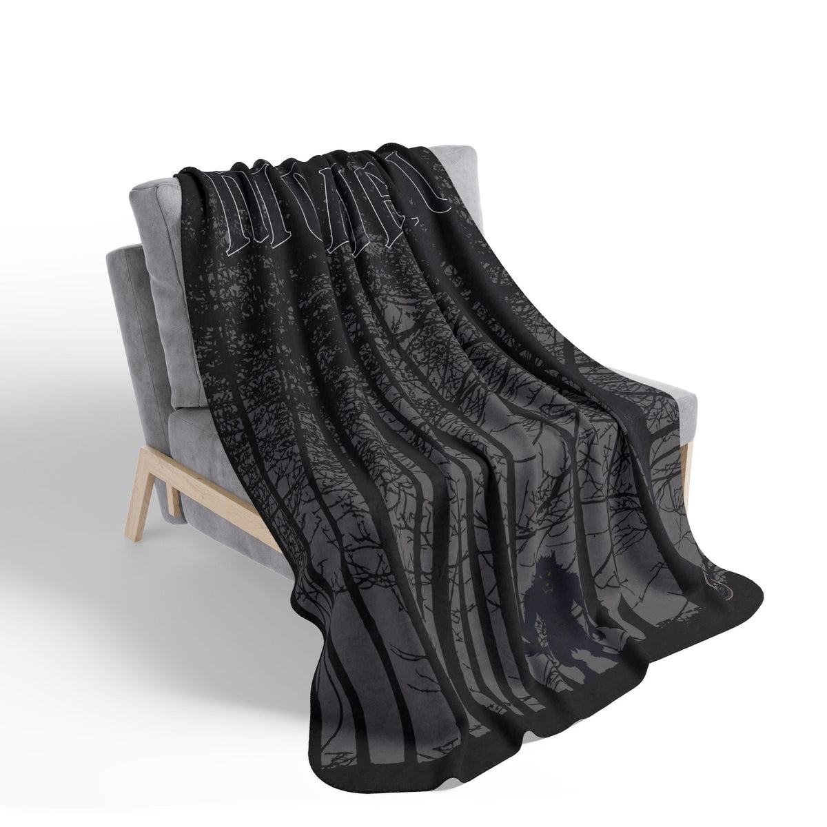 Werewolf's Nightfall Sherpa Fleece Blanket