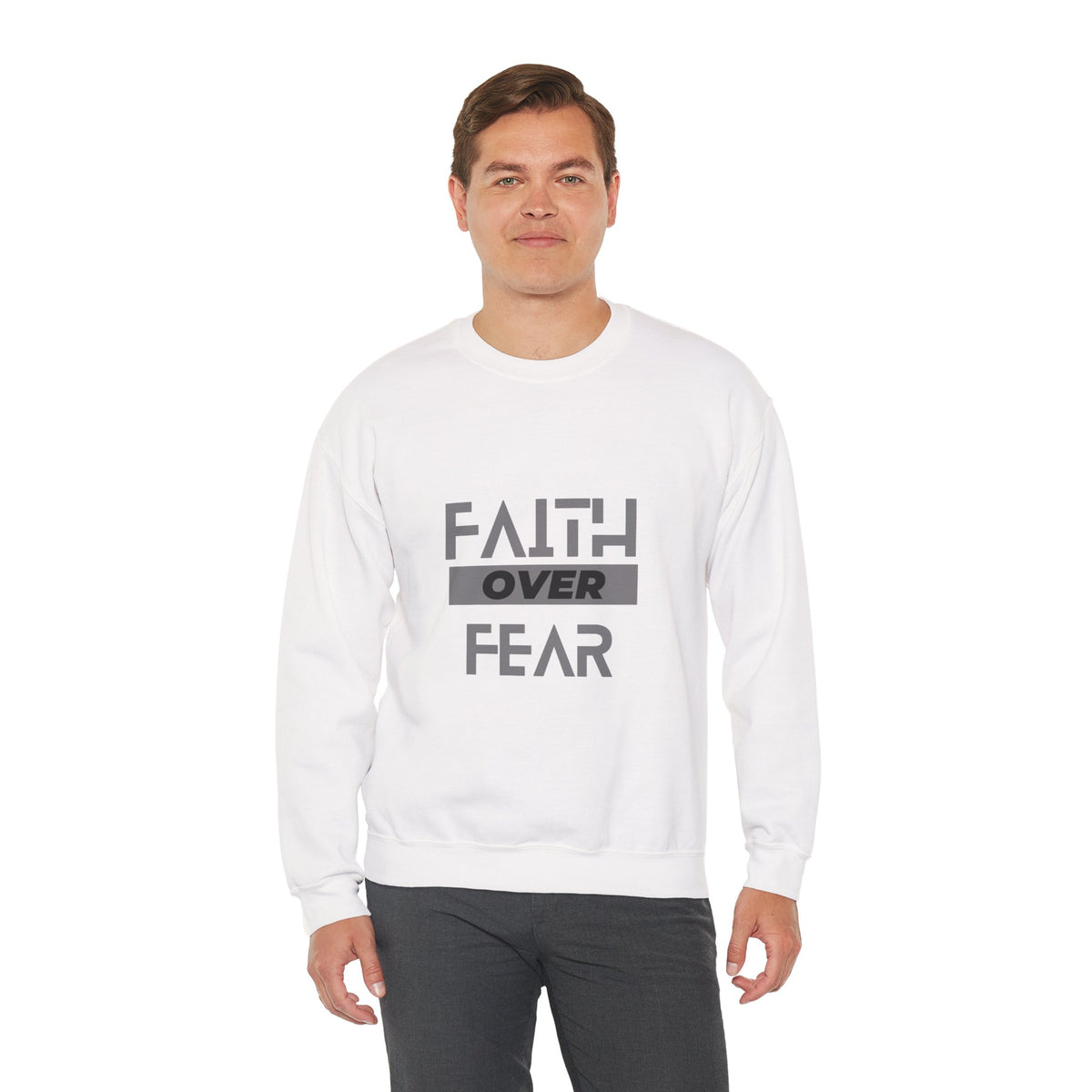 Faith Over Fear Crewneck Sweatshirt
