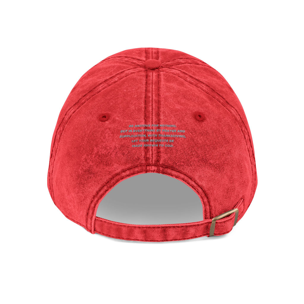 Faith Over Fear Embroidered Vintage Cap