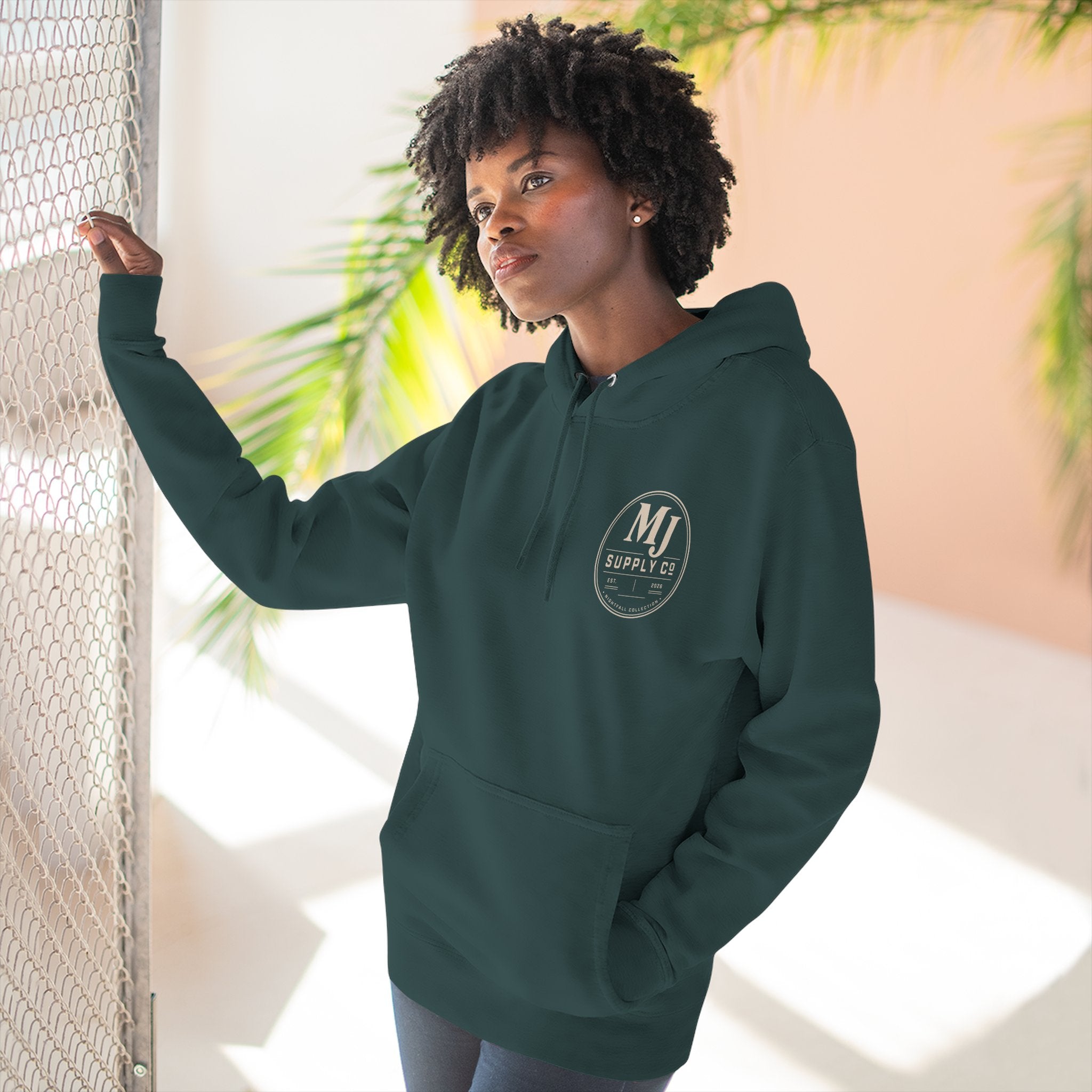 Midnight Motel Premium Fleece Hoodie
