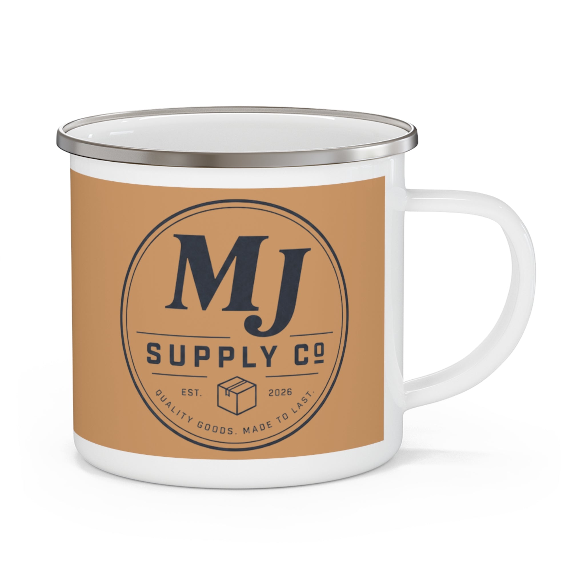 Autumn State of Mind Enamel Camping Mug