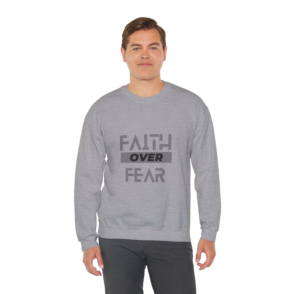 Faith Over Fear Crewneck Sweatshirt