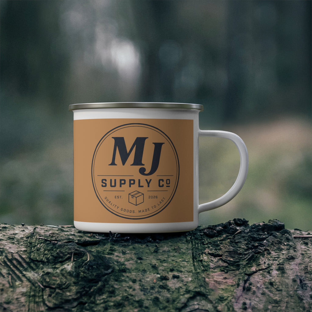 Autumn State of Mind Enamel Camping Mug
