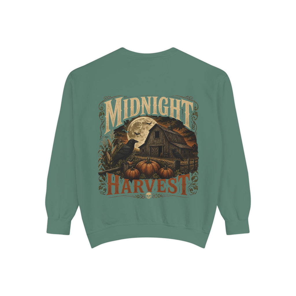 Midnight Harvest Garment-Dyed Crewneck Sweatshirt