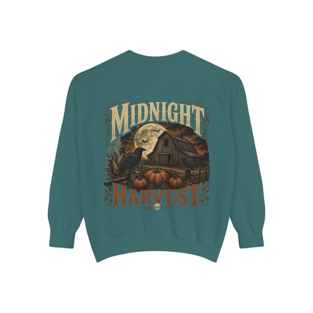 Midnight Harvest Garment-Dyed Crewneck Sweatshirt