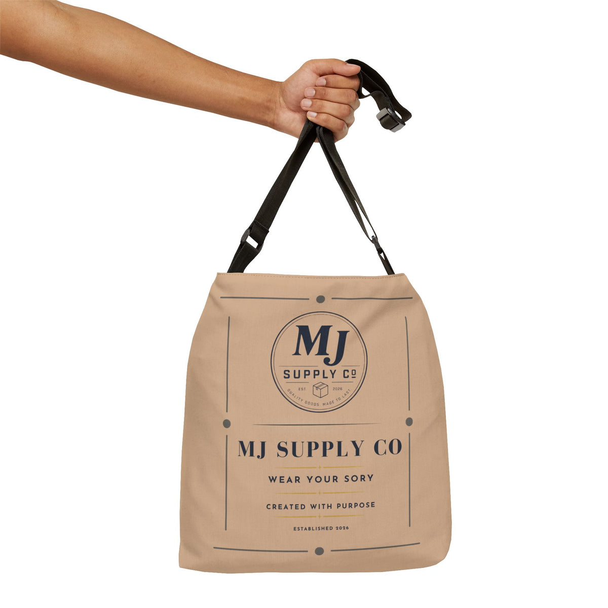 Logo Series Adjustable Tote Bag