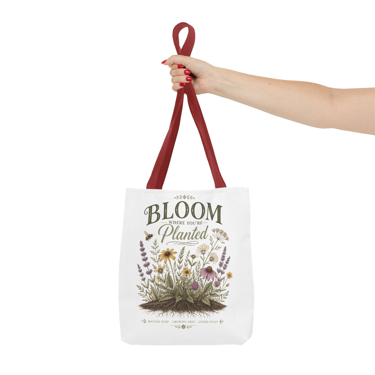 Bloom Where You’re Planted Tote Bag