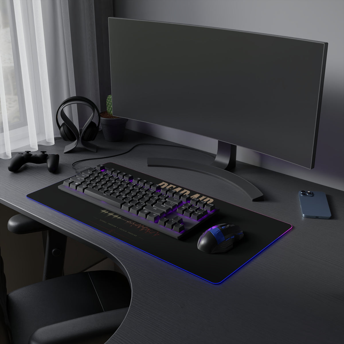 Dead Air RGB Gaming Mouse Pad