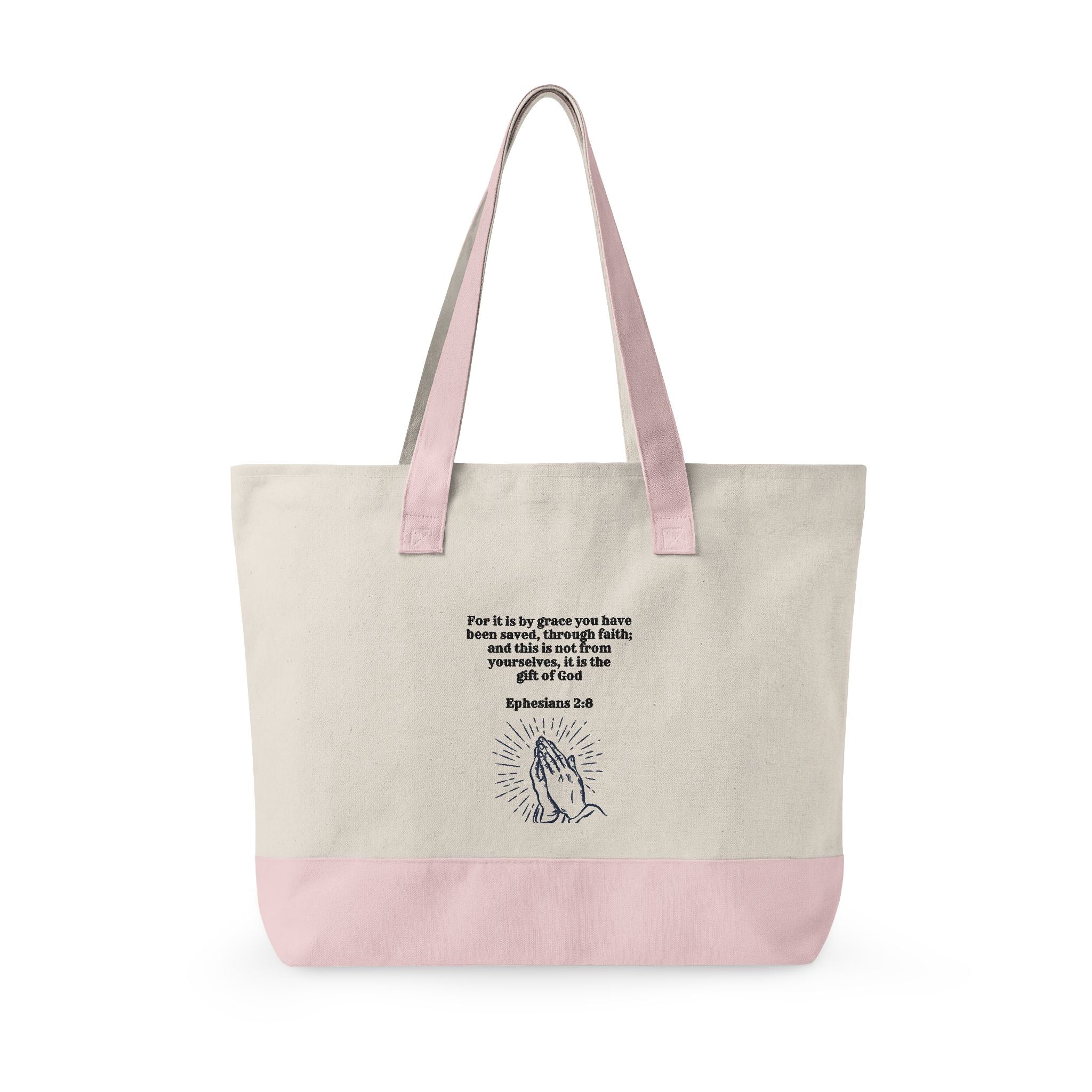 Amazing Grace Heavy Canvas Zippered Tote