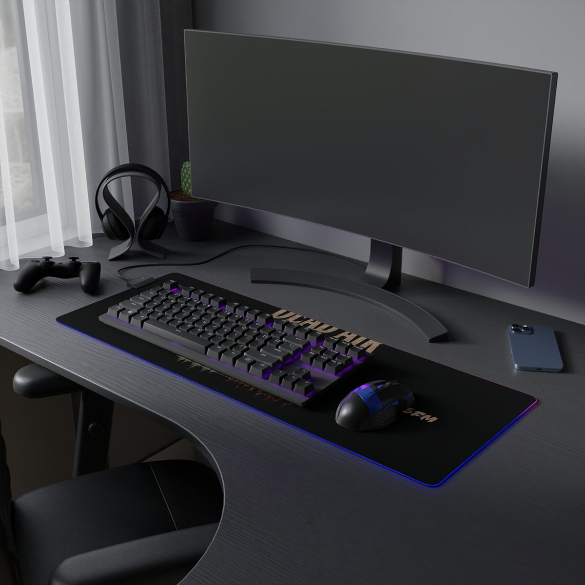 Dead Air RGB Gaming Mouse Pad