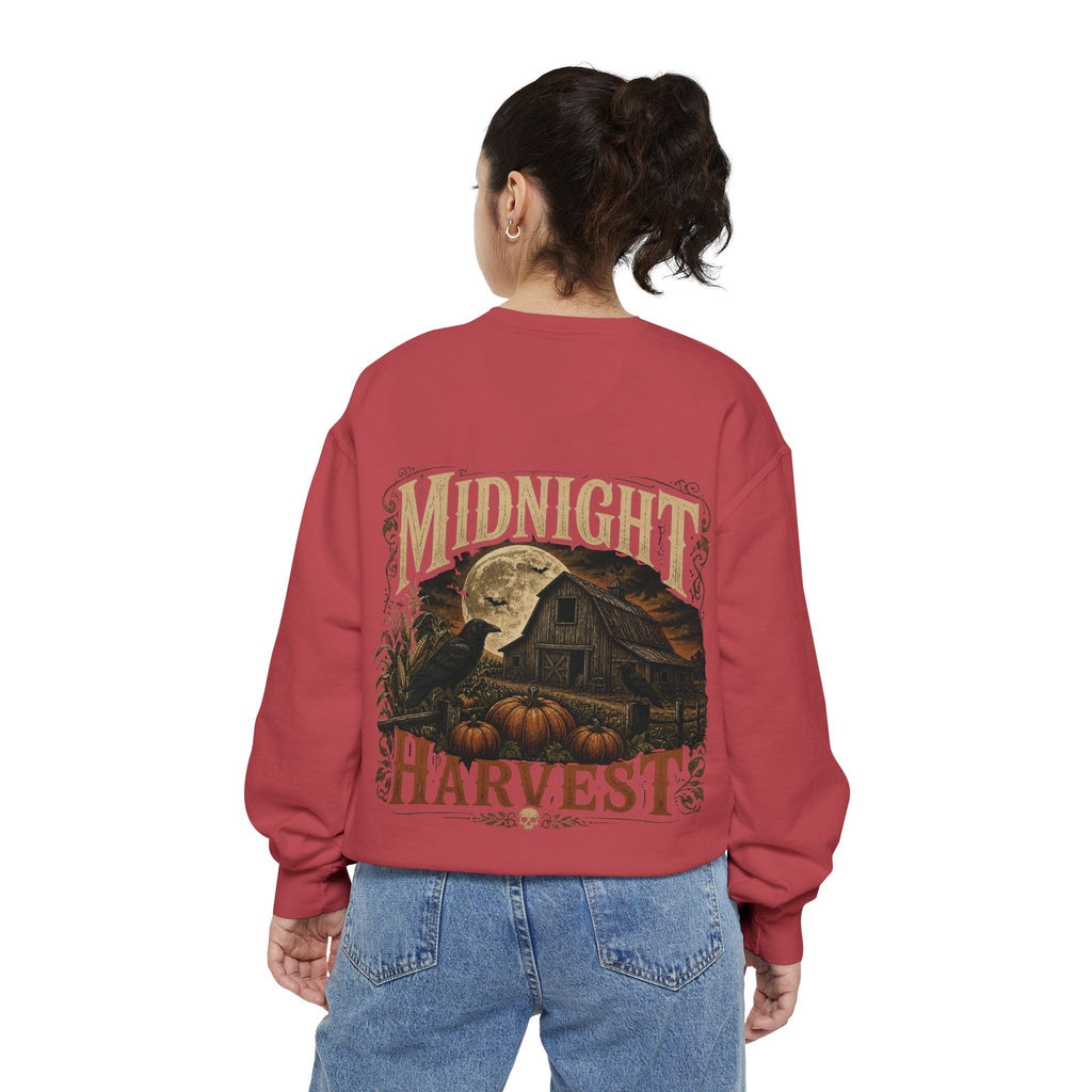 Midnight Harvest Garment-Dyed Crewneck Sweatshirt