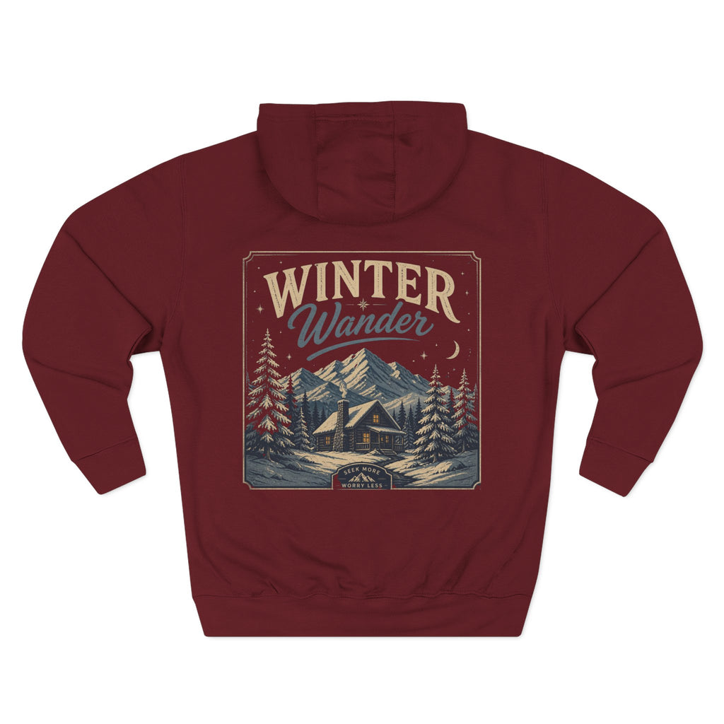 Winter Wander Premium Fleece Hoodie
