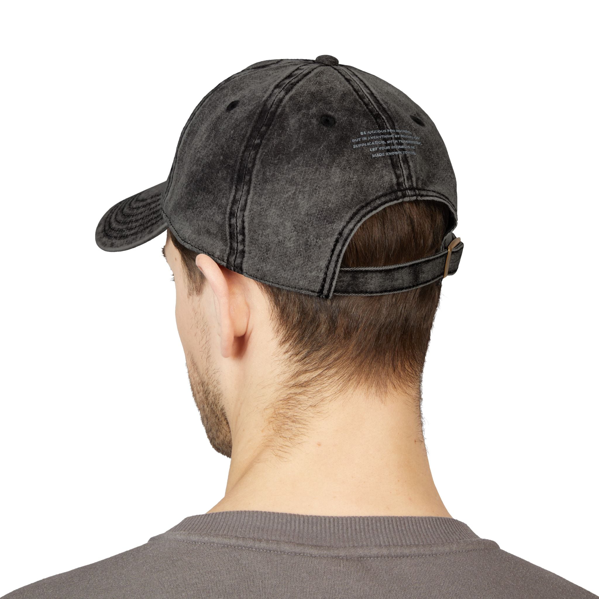 Faith Over Fear Embroidered Vintage Cap
