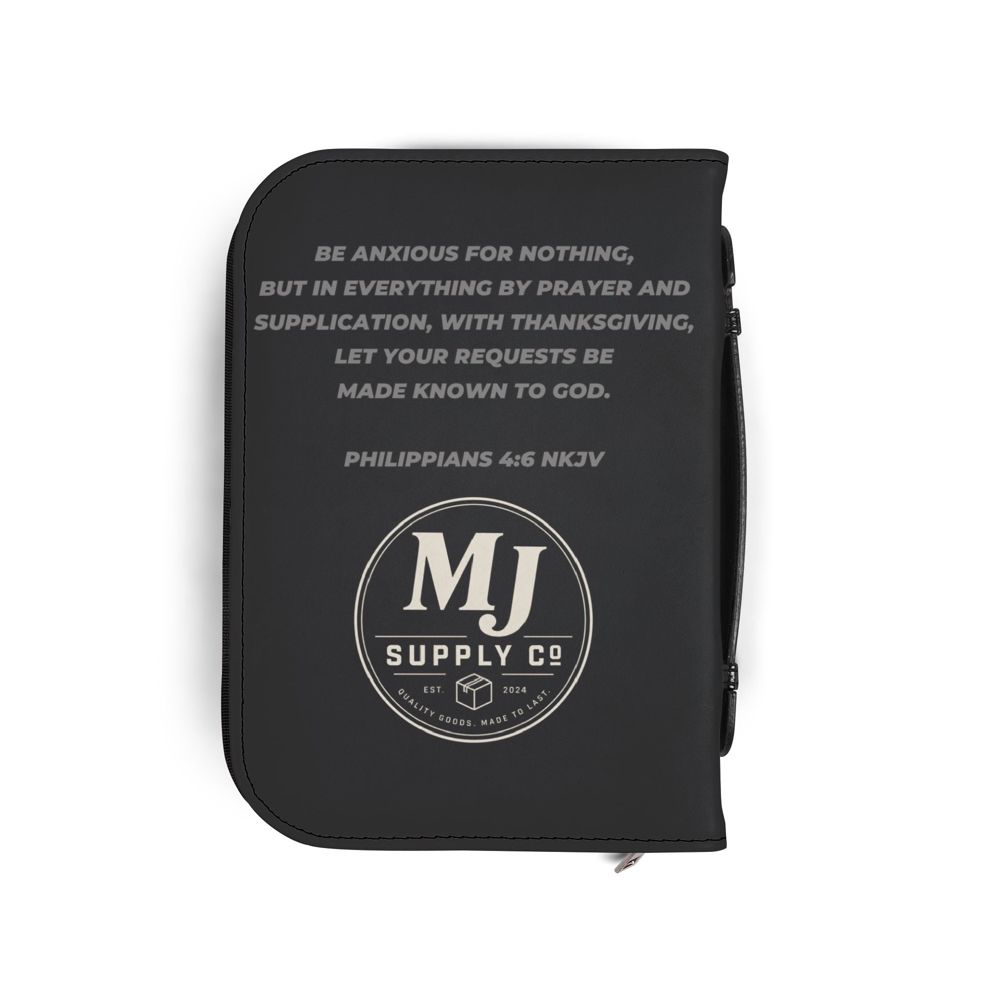 Faith Over Fear Zippered Bible Cover
