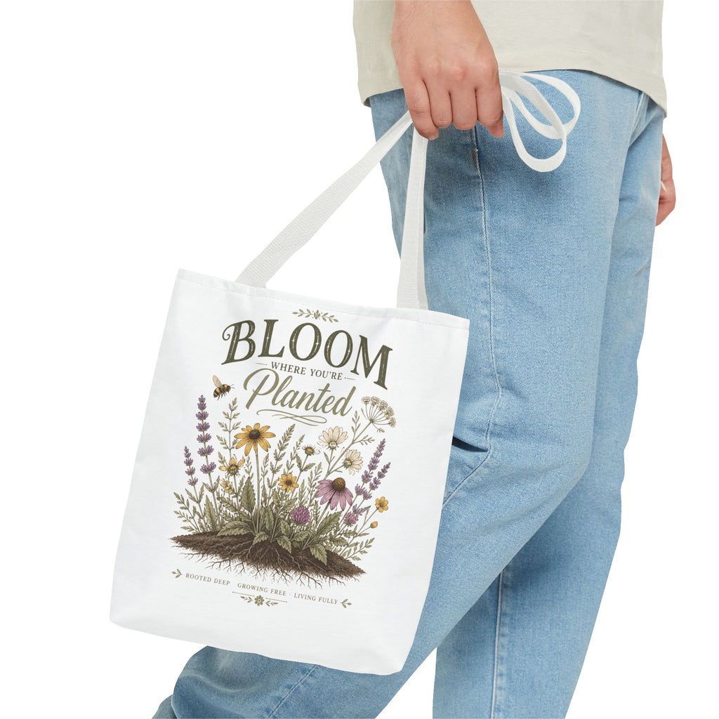 Bloom Where You’re Planted Tote Bag