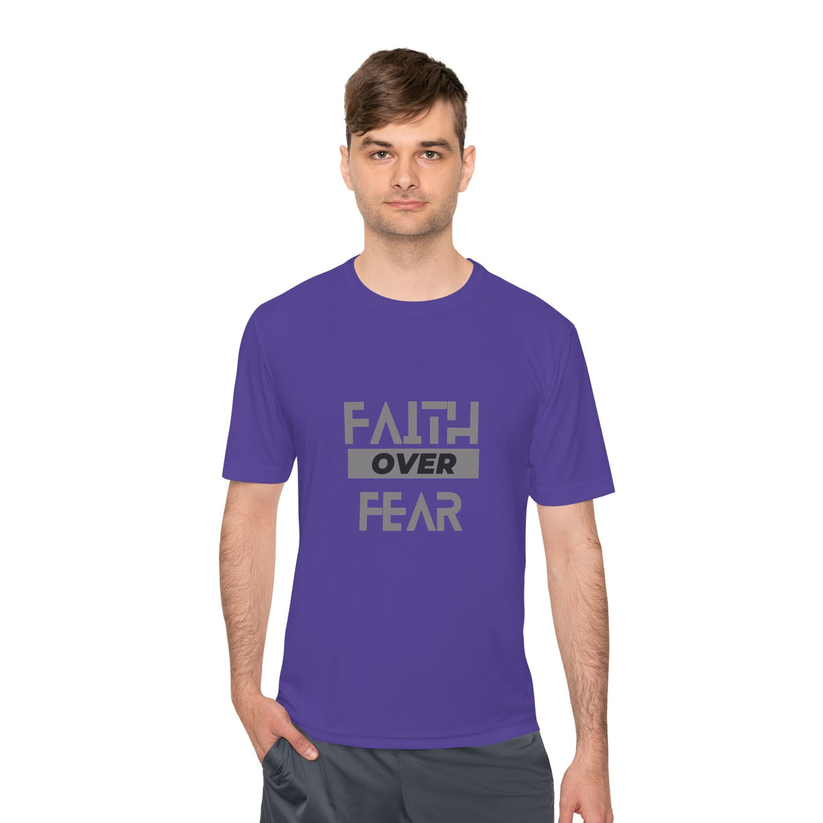Faith Over Fear Performance Tee