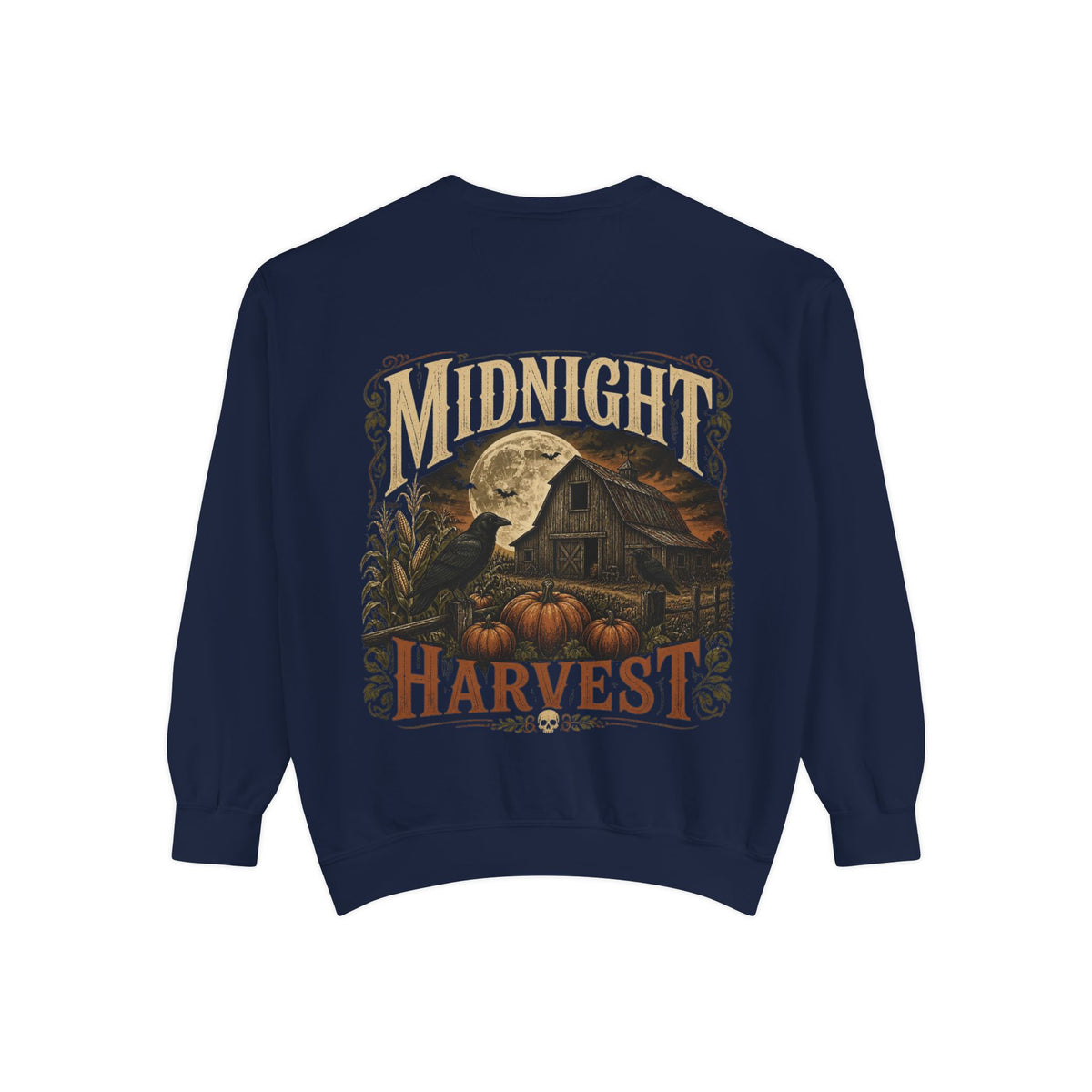 Midnight Harvest Garment-Dyed Crewneck Sweatshirt