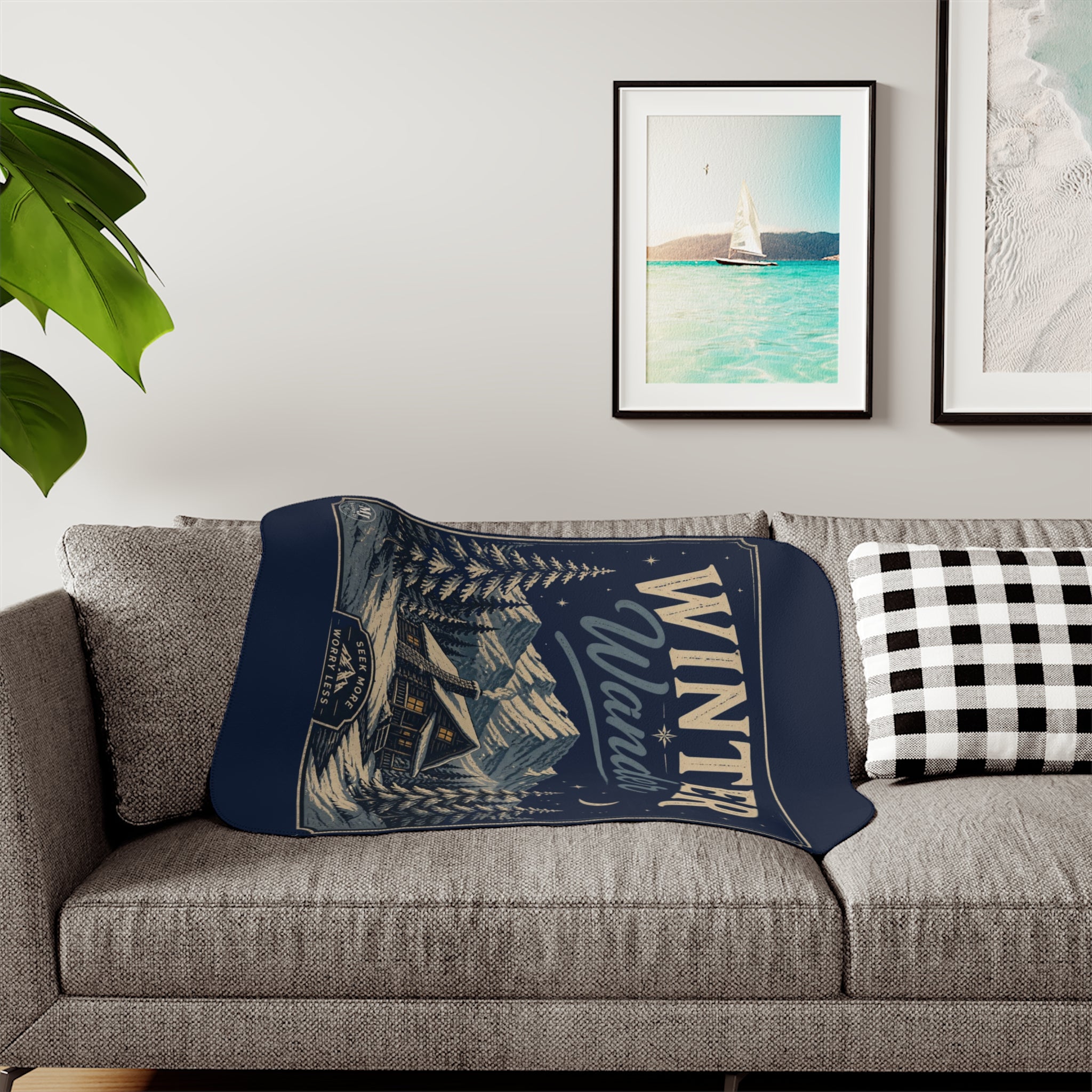 Winter Wander Sherpa Blanket