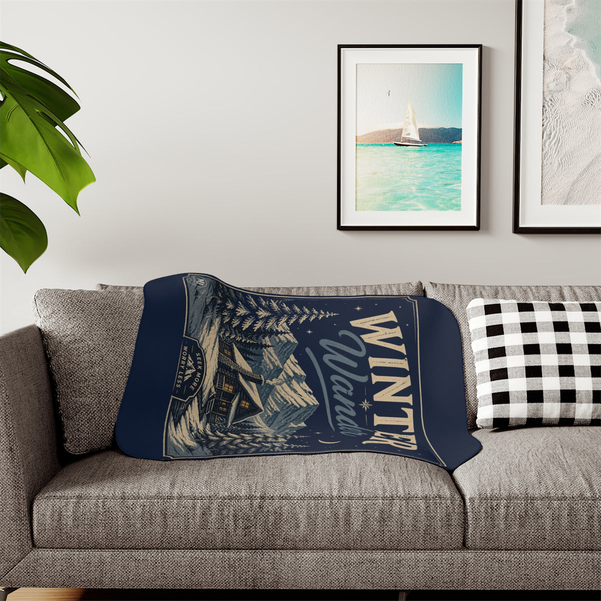 Winter Wander Sherpa Blanket