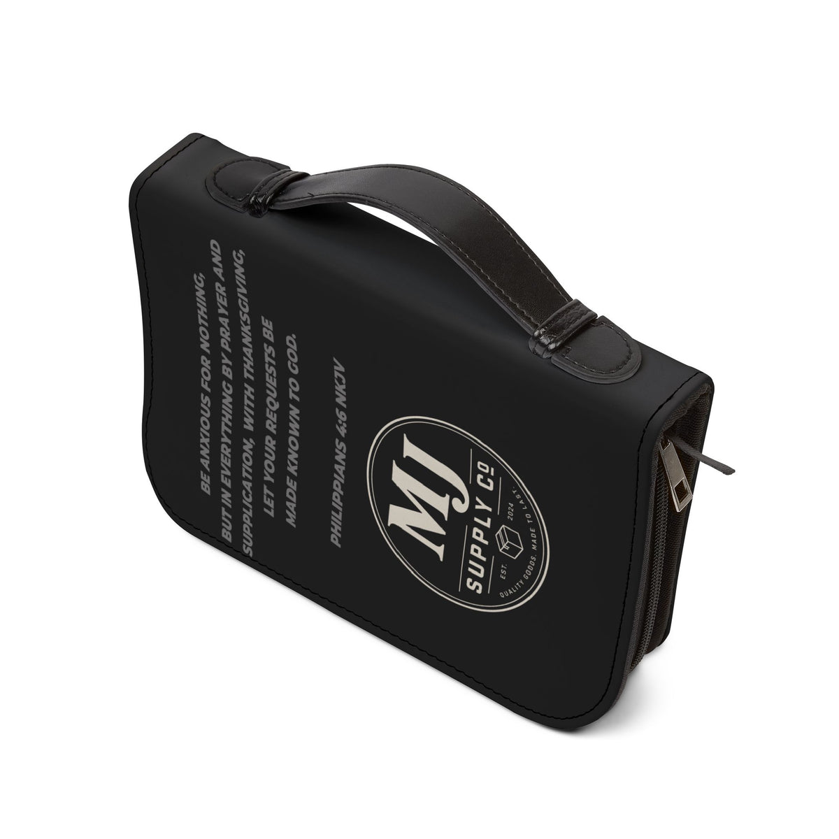 Faith Over Fear Zippered Bible Cover