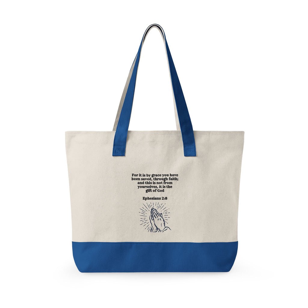 Amazing Grace Heavy Canvas Zippered Tote