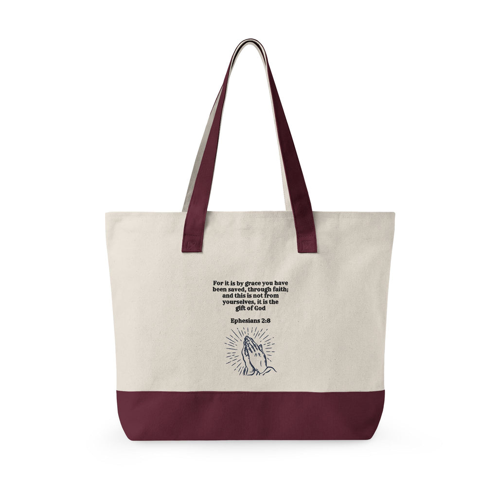 Amazing Grace Heavy Canvas Zippered Tote