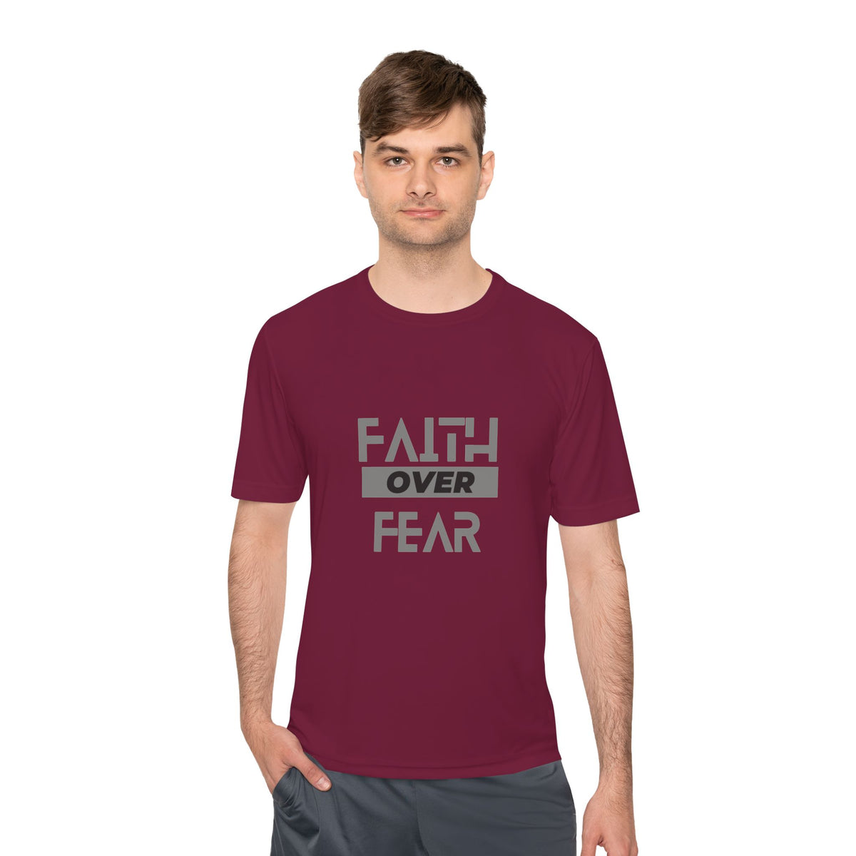 Faith Over Fear Performance Tee