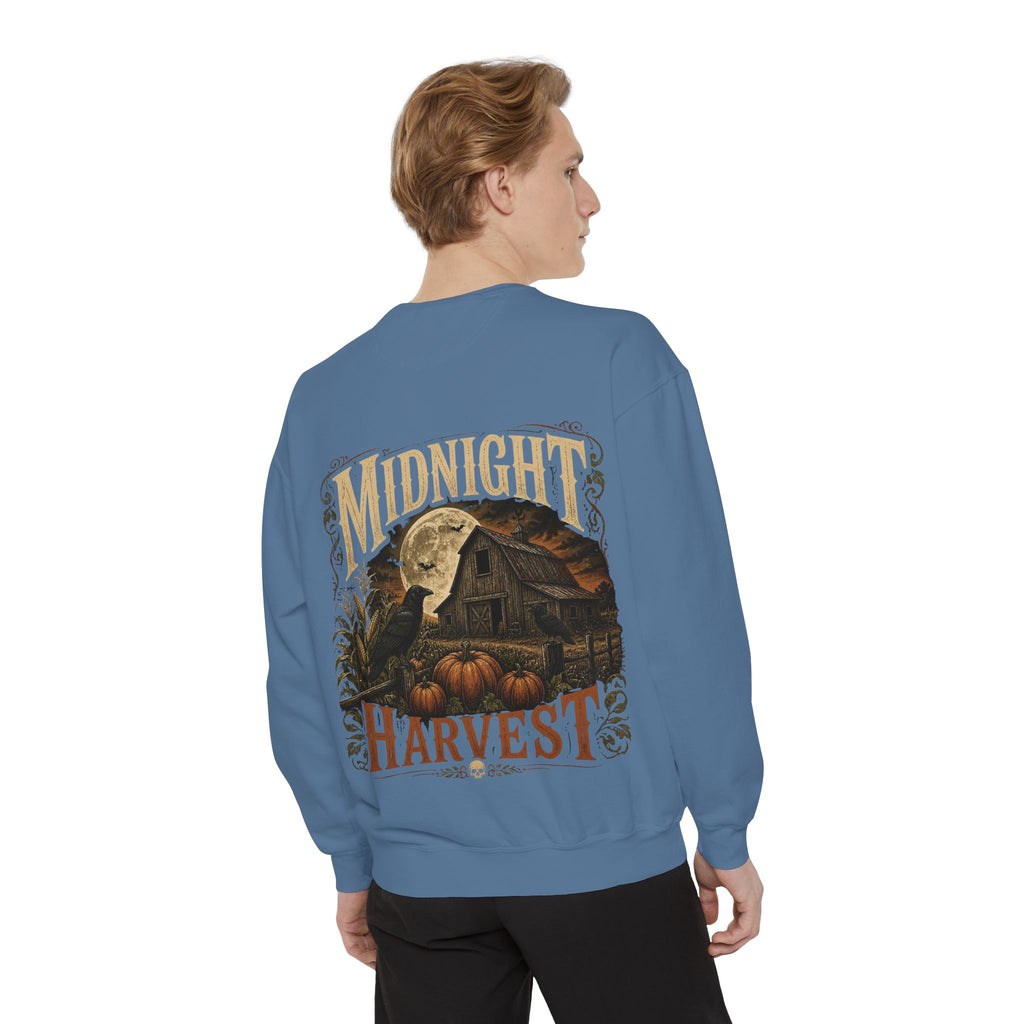Midnight Harvest Garment-Dyed Crewneck Sweatshirt