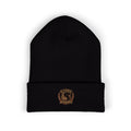 October Society Embroidered Cuffed Beanie