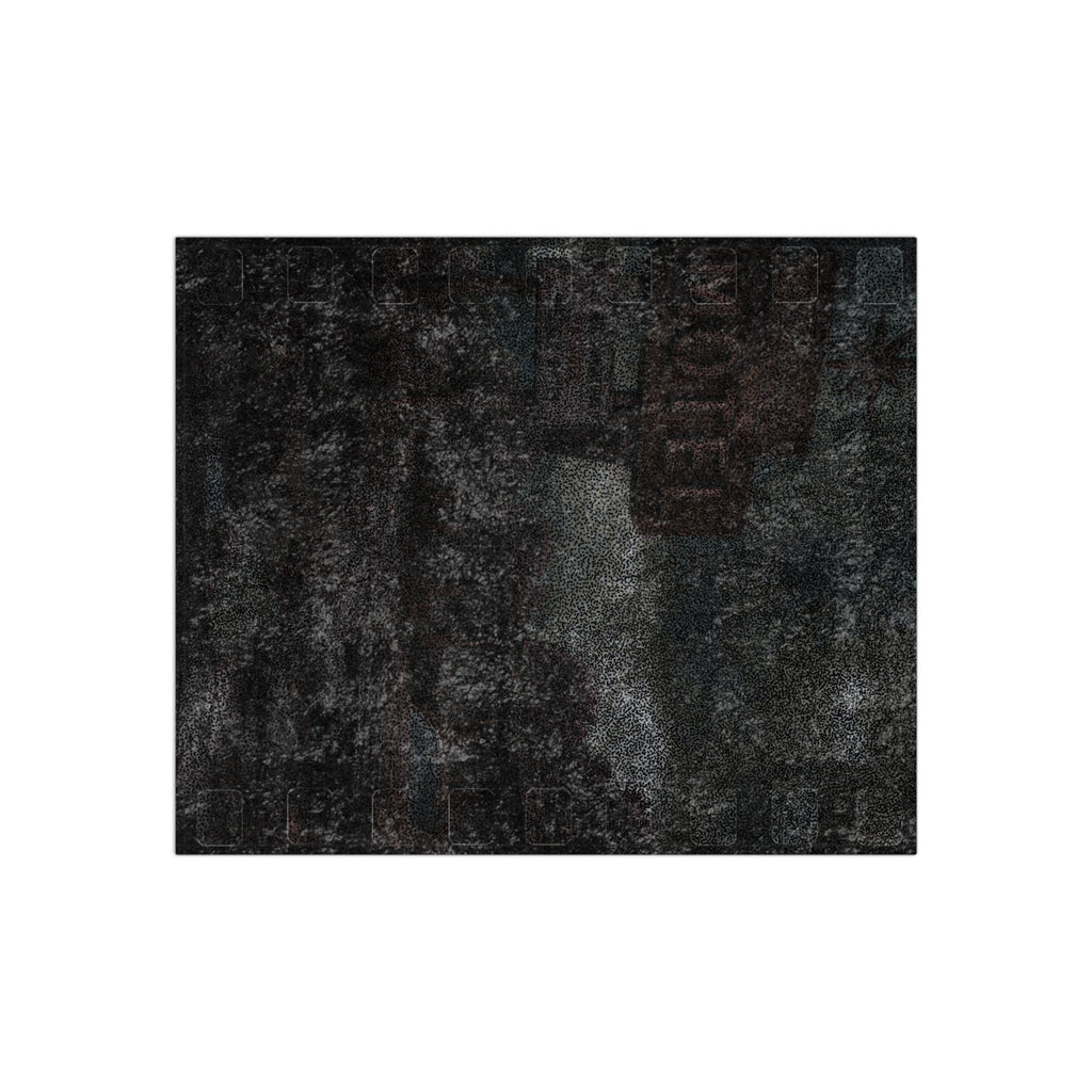 Midnight Motel Crushed Velvet Blanket