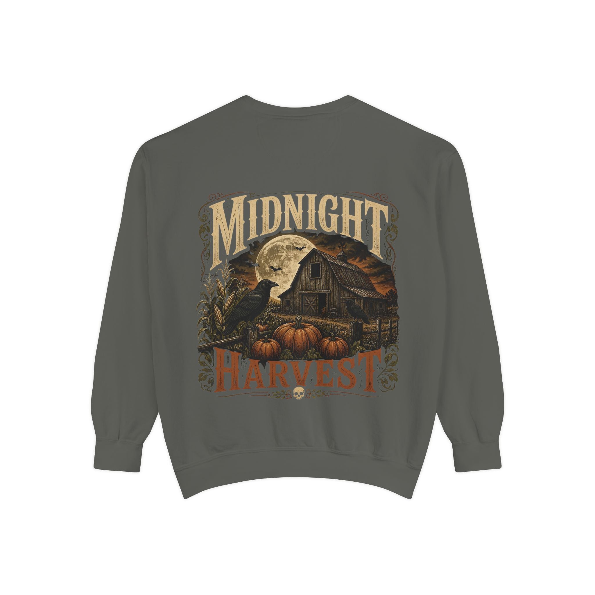 Midnight Harvest Garment-Dyed Crewneck Sweatshirt